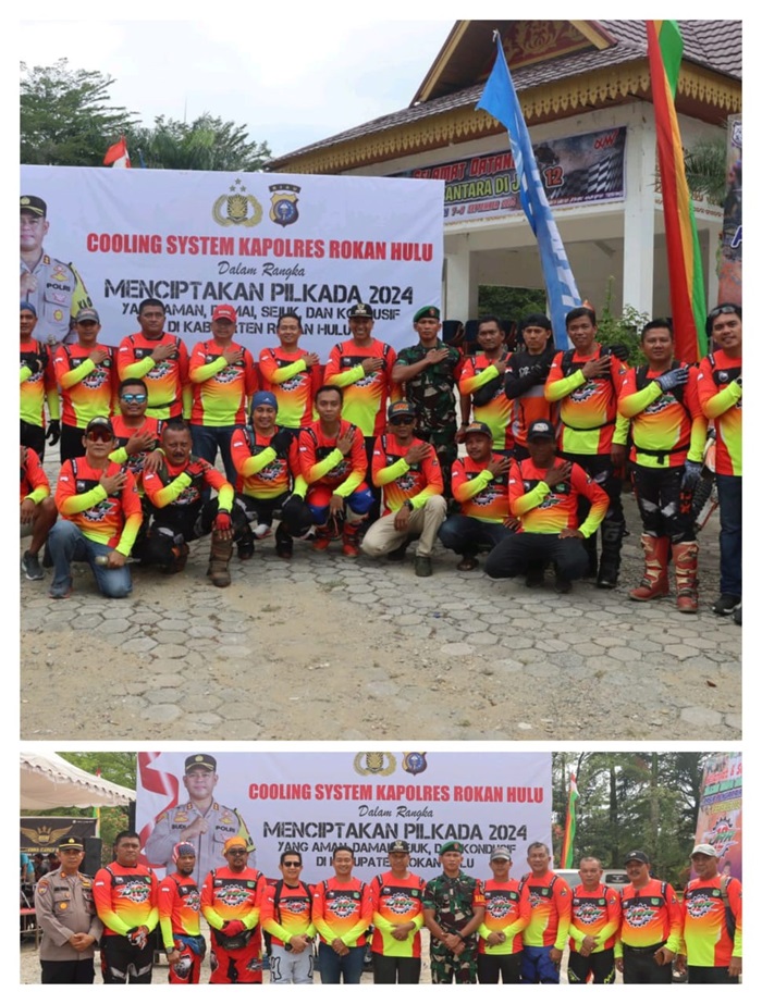 Wakapolres Kompol Rahmat Hidayat, Lepas 700  Ratusan Peserta Jelajah Rimba Rohul Tahun 2024